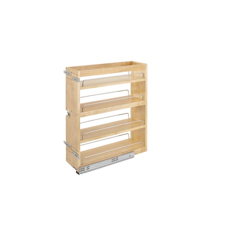 Rev-A-Shelf Maple Veneer, Light Brown, 7.5 in W, 25.25 in H, 21.82 in D, 21.75 in L, Light Brown 449-BCSC-7C
